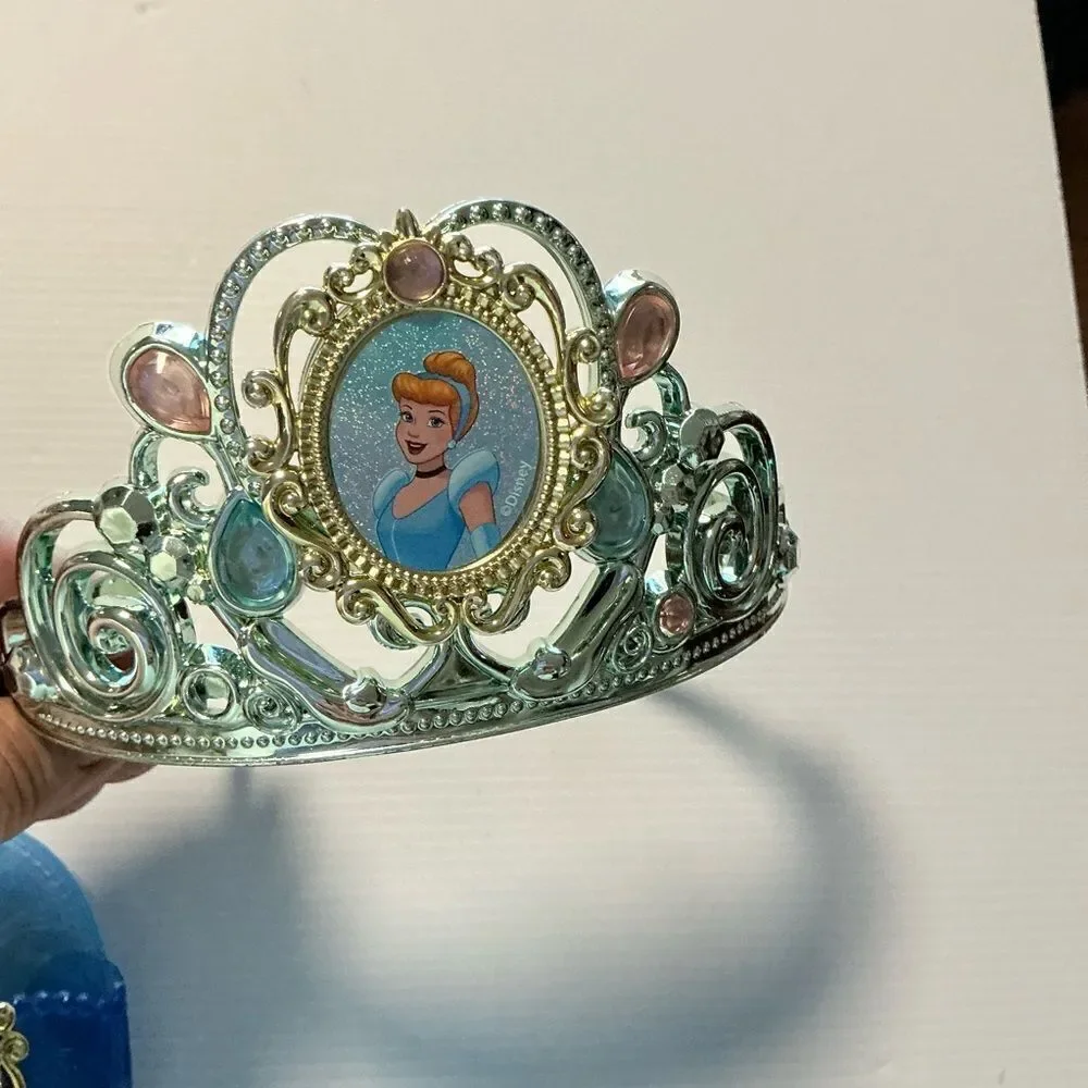 Disney’s Cinderella little girl shoes and tiara